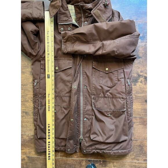 Vtg Lands End Women MP Full Zip Wool Lined Barn Coat Chore Jacket Utility - Picture 5 of 8